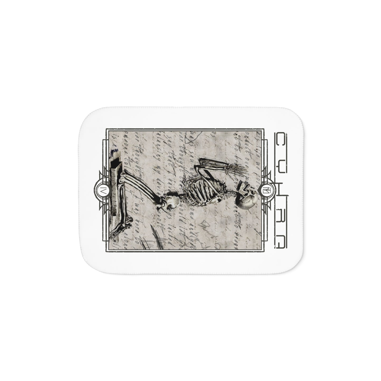 CYHRA Letters Sherpa Blanket, Two Colors